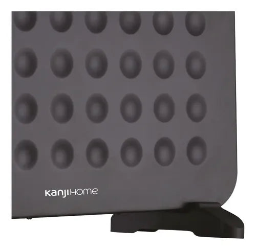 Calefactor Eléctrico Convector Con Termostato 2000w Color Negro Kanji-home Kjh-ch121