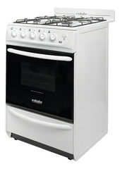 Cocina Eskabe E2 G Blanca 52cm Multigas Vitrolimpiante Color Blanco