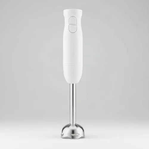 Minipimer Mixer Kanji 2 Velocidades Cuchilla De Acero Inoxidable 800whats Blanco