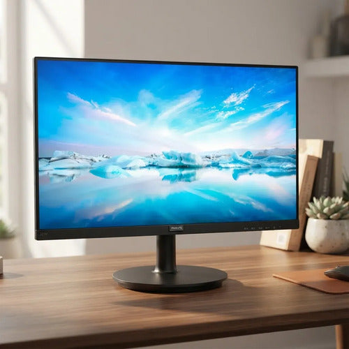 Monitor Led Fhd Philips 221v8lb3/55 De 22 Pulgadas Hdmi Negro