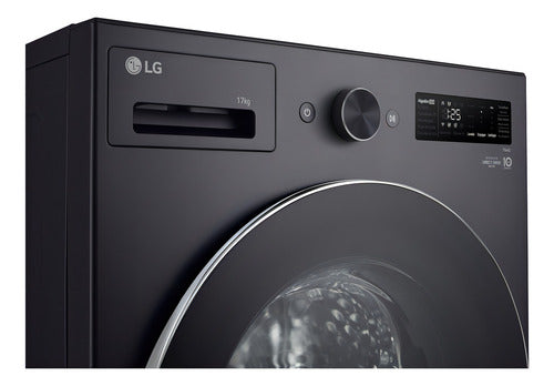 Lavarropas Carga Frontal LG Wm17egntspg Inverter Ai Gris Oscuro