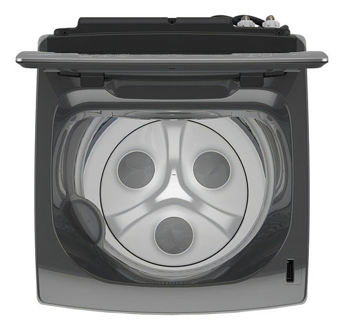 Lavarropas Whirlpool Ww11bt Carga Superior 11kg Gris Oscuro