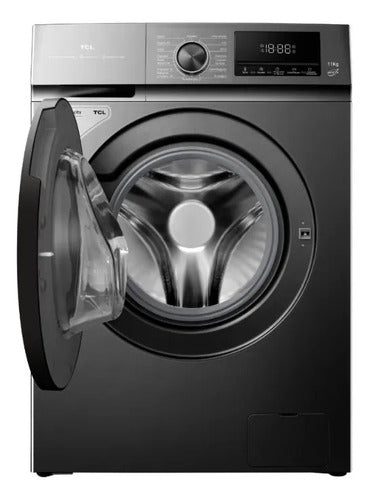 Lavarropas Automático Tcl P111fl 11kg 1400rpm Inverter Silve Silver