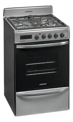 Cocina A Gas Longvie 21501xt 56cm Inox Grill Eléctrico Color Acero Inoxidable