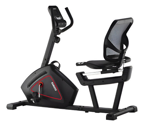 Bicicleta Fija Horizontal Magnetica Randers Arg6392 H110k Cs Negro