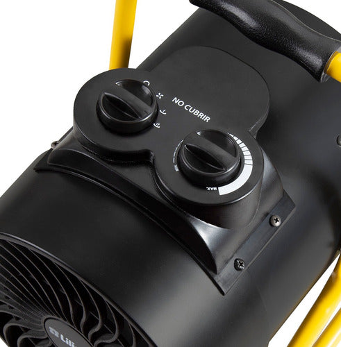 Caloventor Liliana Cfi850 Powerty Plus Termostato H4000w Cs Amarillo