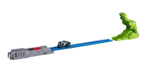 Pista De Autos Juguete Lanzador Zuru Metal Machine Cocodrilo Verde