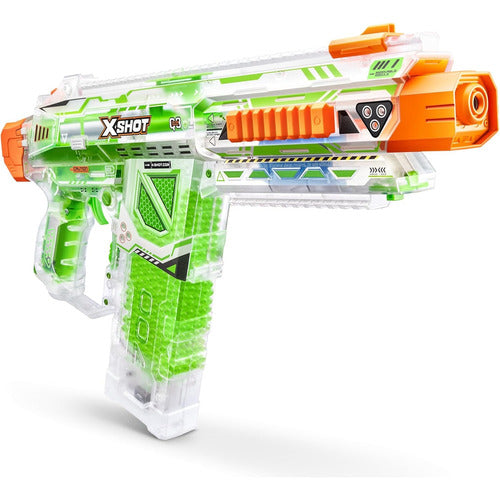 Lanza Hyper Gel Pistola Zuru X-shot Glow In The Dark 10000 C Verde