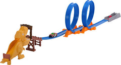 Metal Machines T-rex Attack Juego De Pistas De Construcción