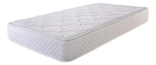 Colchón De Espuma Cannon Espuma Princess 1 1/2 Plaza 90 Por 190 Cm Color Blanco