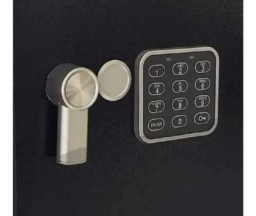 Caja Fuerte De Seguridad Tm 35x45x35cm Grande Negro Cts Negro