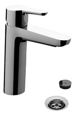 Griferia Lavatorio Monocomando Mediano Fv Puelo 0181.01/b5cr Cromo Cromado