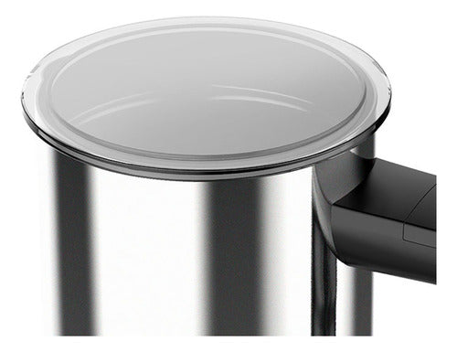 Espumador Leche Yelmo El-9501 Antiadherente Acero Inox 500w Plateado