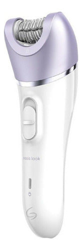 Depiladora Inalambrica Gama Oasis Look Usb 2v Humedo Seco Ct Color Blanco/violeta
