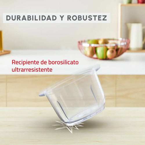 Picadora Choppeo Moulinex Xxl Bowl De Vidrio 500w Negro