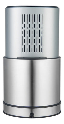 Máquina De Helado Atma Dolce Icmat1010n 10 Programas Inox Plateado