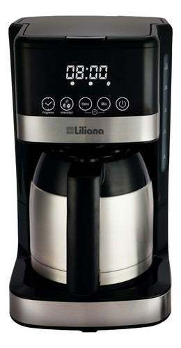 Cafetera Filtro Digital Jarra Inox 1,2l - liliana Ac935 Negro
