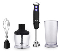 Licuadora De Mano Yelmo Lm-1535 800w Con Batidor Y Picador Negro