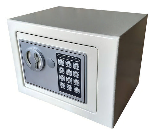 Caja Fuerte Seguridad Digital 23x17x17cm Mini Beige Tio Musa