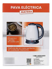 Jarra Pava Kanji Kjh-pe15002m-wt Corte Mate 1500w 1,8lts Blanco