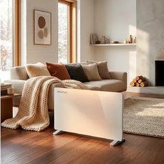 Calefactor Panel De Vidrio Smartlife 2000w Portatil Blanco