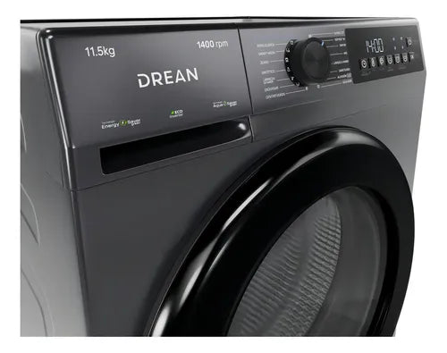 Lavarropas Automatico Drean Lfdr1114isg0 Eco Inverter 11.... Gris