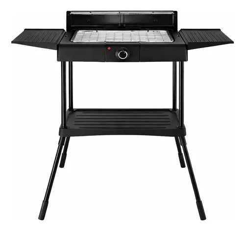 Parrilla Electrica Acero Inoxidable Kanji Brasa 2200 Watts Fácil Limpieza Kjh-be2200sp Negro