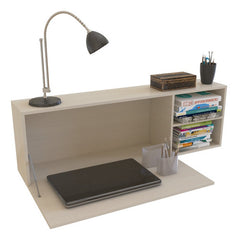 Escritorio Flotante Pared Smart Delos Dsm07fc Fineline Crema