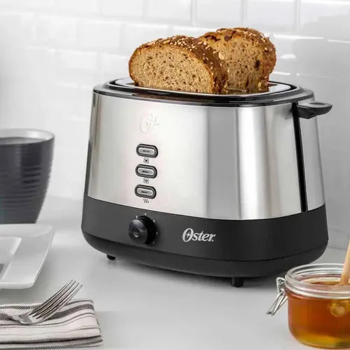 Tostadora Oster Tr500 Color Plateado