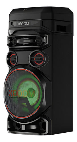 Torre Sonido LG Xboom Rnc7 1000w Rms Karaoke Star Dj App Cs Color Negro