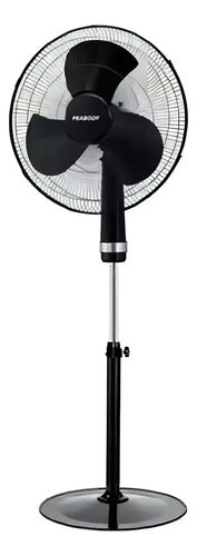 Ventilador De Pie Peabody Pe-vp1860n - 18 , 60w, 3 Paletas Estructura Negro Diámetro 18   Material De Las Aspas Plástico