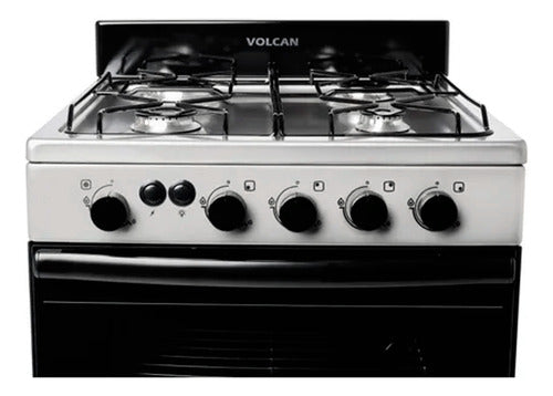 Cocina Multigas Volcan 87673vm 55 Cm Acero Inox Con Luz Color Acero Inoxidable