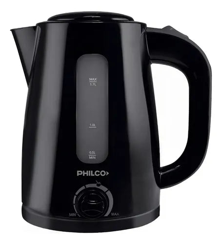 Pava Jarra Eléctrica Philco Pe1821npn 1.7l Selector De Temp Negro