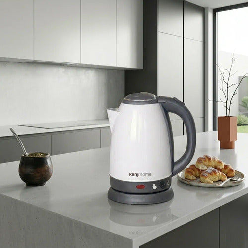 Jarra Pava Kanji Kjh-pe15002m-wt Corte Mate 1500w 1,8lts Blanco