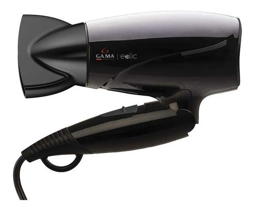 Secador De Pelo Ga.ma Italy Sn23816 Eolic Mini Negro Negro