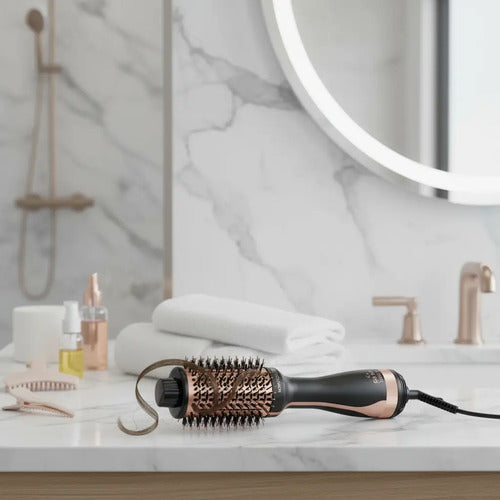 Cepillo Alisador Gama Stylish Keration Brush 3d Cerámica Negro
