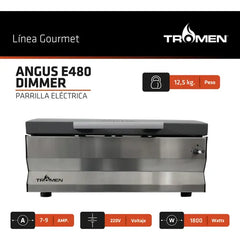 Parrilla Tromen Angus E480 Con Dimmer Color Gris