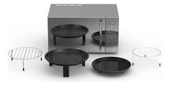 Microondas Whirlpool Wcollection Con Air Fry 29 Lts - Silver