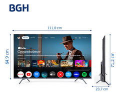 Smart Tv Led Uhd 50 Bgh Google Tv B5024us6g