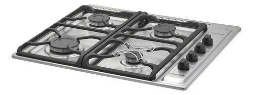 Anafe A Gas Longvie A6600rxf Inox Rejillas De Ventilación Color Acero Inoxidable