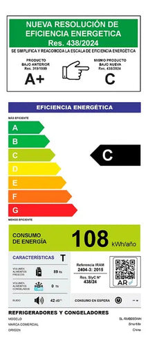 Heladera Bajo Mesada Smartlife Sl-rmb090wh 92l Blanca