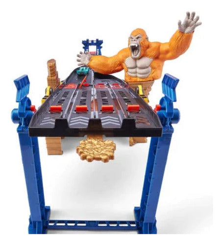 Pista De Autos Lanzador Zuru Metal Machine Gorilla Attack Lane Gorilla Attack