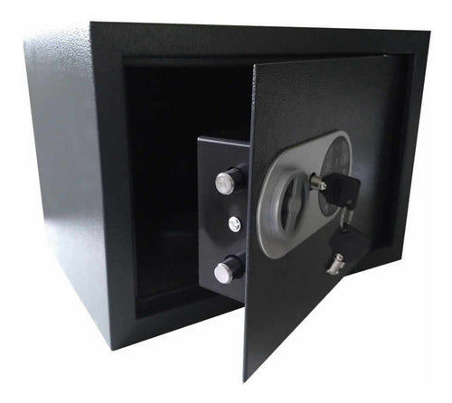Caja Fuerte De Seguridad Digital 25dn 25x35x25cm Gris Oscuro Gris Oscuro