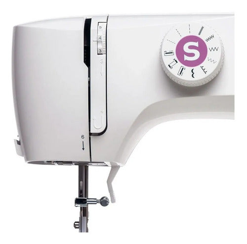 Máquina De Coser Singer M1605c Blanca Brazo Libre 8 Diseños  Blanco