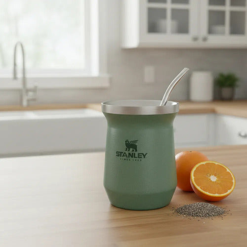 Mate Térmico Stanley Classic De 236 Ml Verde Mate Stanley 236m