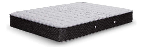 Colchón De 2 Plazas De Resortes Cannon Doral 190x140x27 Cm C Gris/negro