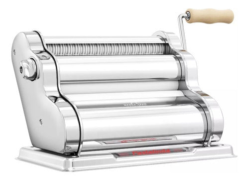 Fabrica De Pastas Pastalinda Clasica 260 Cromo Amasa Estira Gris