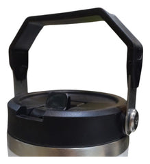 Vaso Termico Acero Inox Frio Calor Manija 900ml Tm Negro Negro Liso