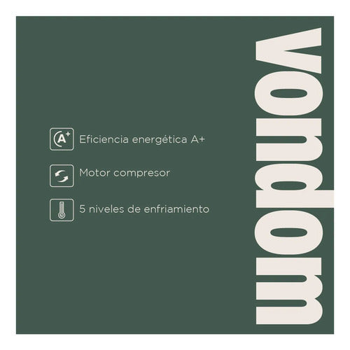 Frigobar Vondom 78 L Acero Inoxidable Rfg170a Motor Compresor