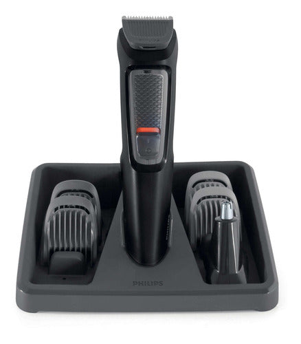 Cortabarba Multigroom Philips Mg3711/15 6 En 1 Tio Musa Negro